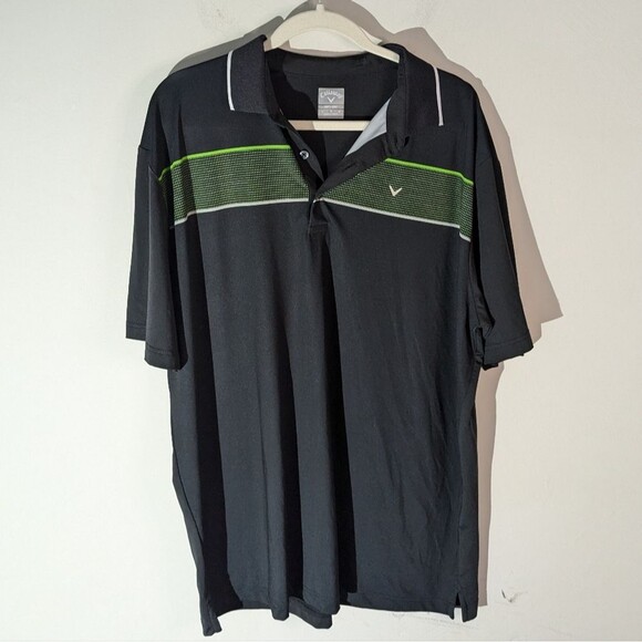 Callaway Athletic Performance Gold Polo Shirt Men's Size Large - Picture 1 of 4